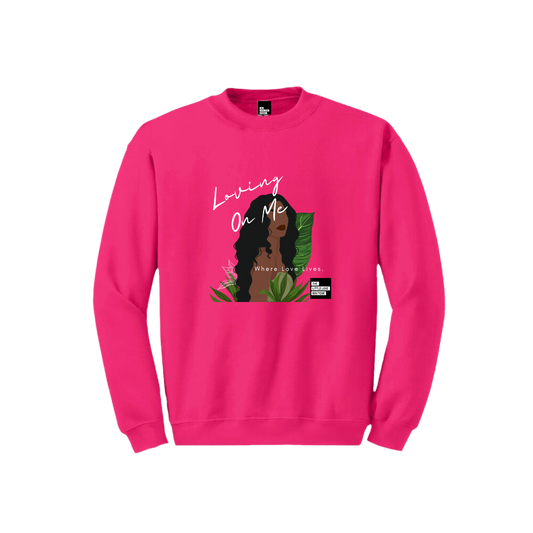 Loving On Me - Pink Crewneck Sweatshirt