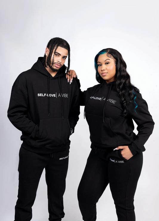 A Vibe - Unisex Black Luxury Sweatsuit