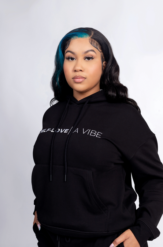 A Vibe - Unisex Black Luxury Hoodie