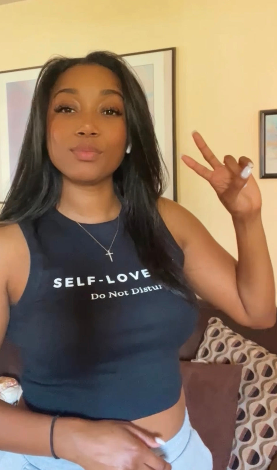 Self-Love Day Crop Top