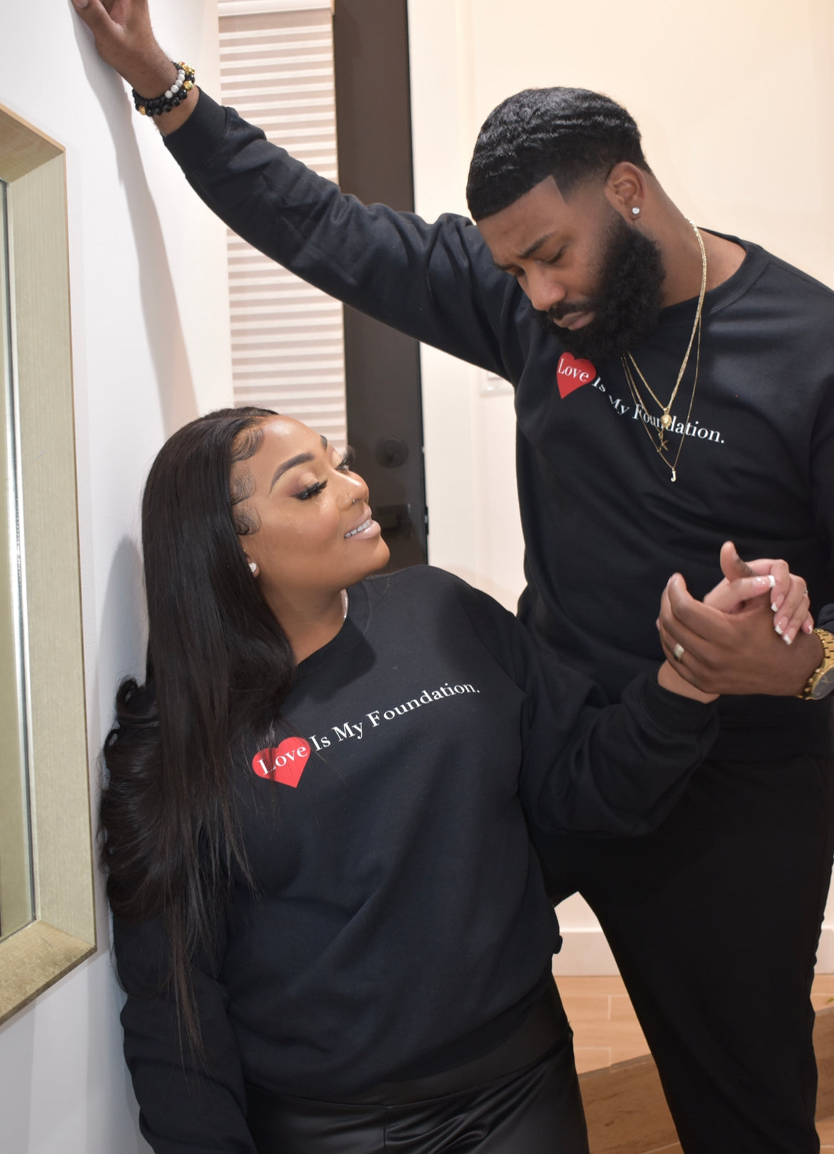 Love Day - Foundations Black Crewneck Sweatshirt