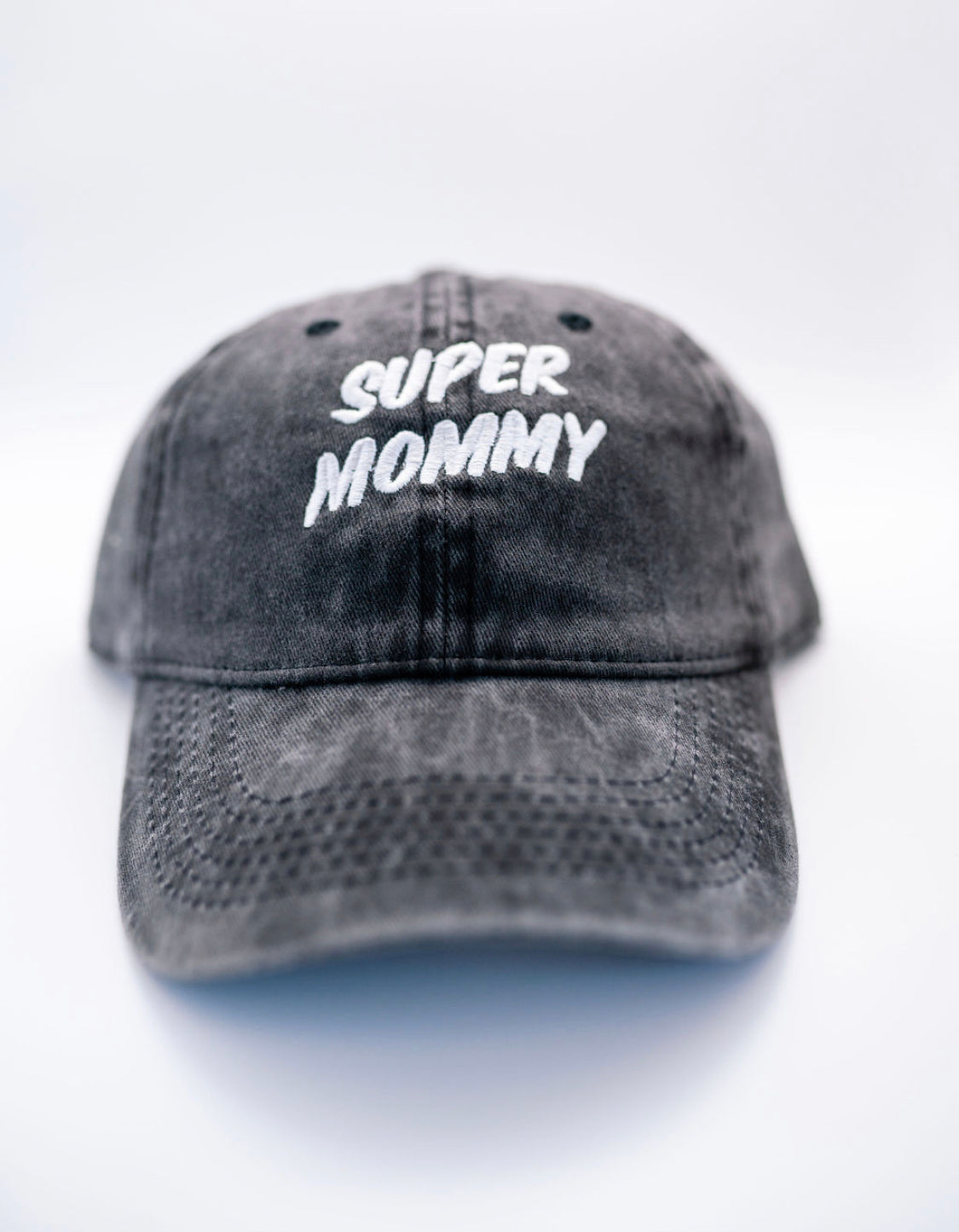 Super Mommy Hat - Black Adult Size