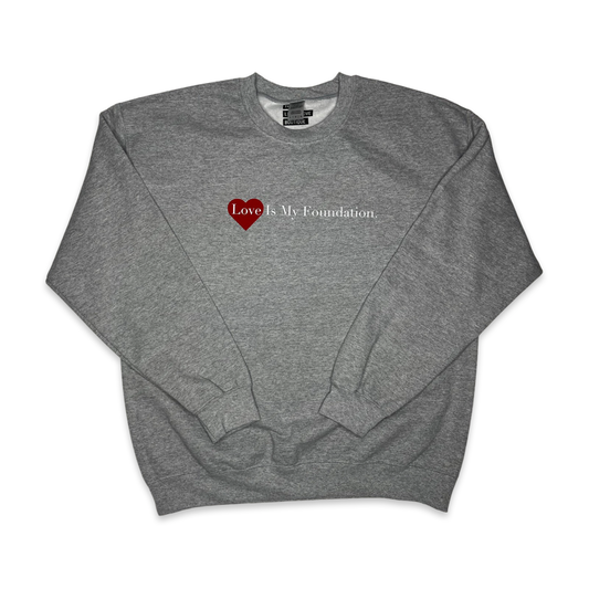 Love Day - Foundations Grey Crewneck Sweatshirt