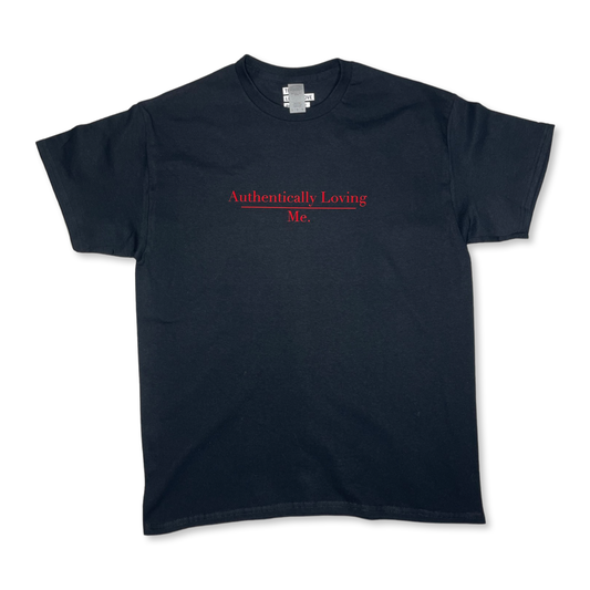 Authentic Love - Black Crewneck T-Shirt