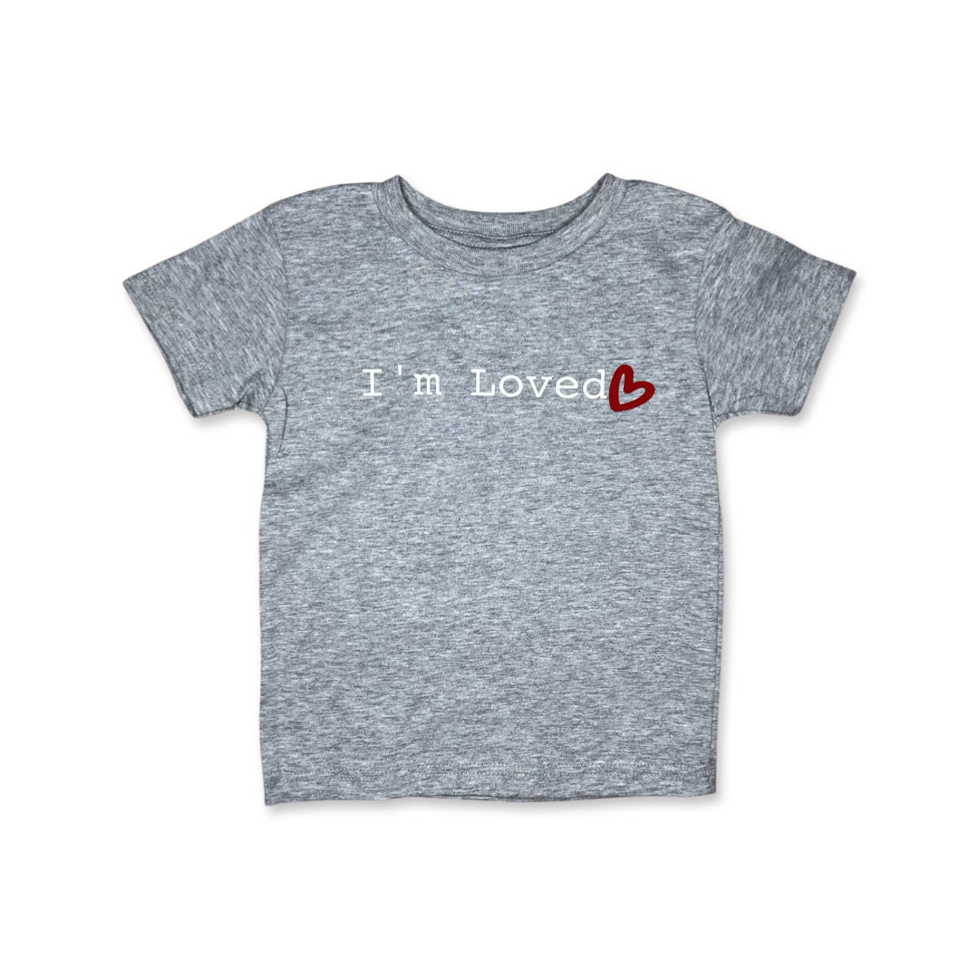 I’m Loved - Kids Grey T-Shirt